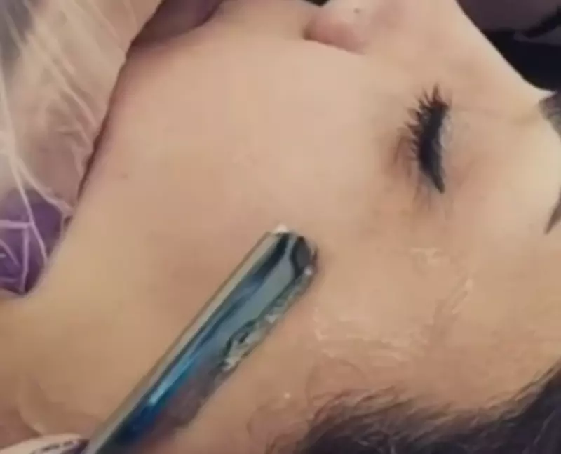 shaving face women